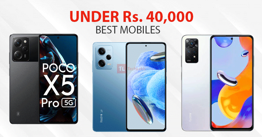 Best Smartphones Under ₹40,000 (December 2025)