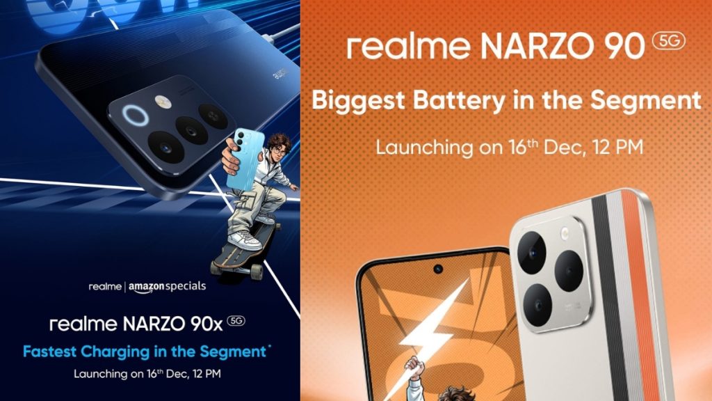 Realme Narzo 90 and Narzo 90x Smartphones