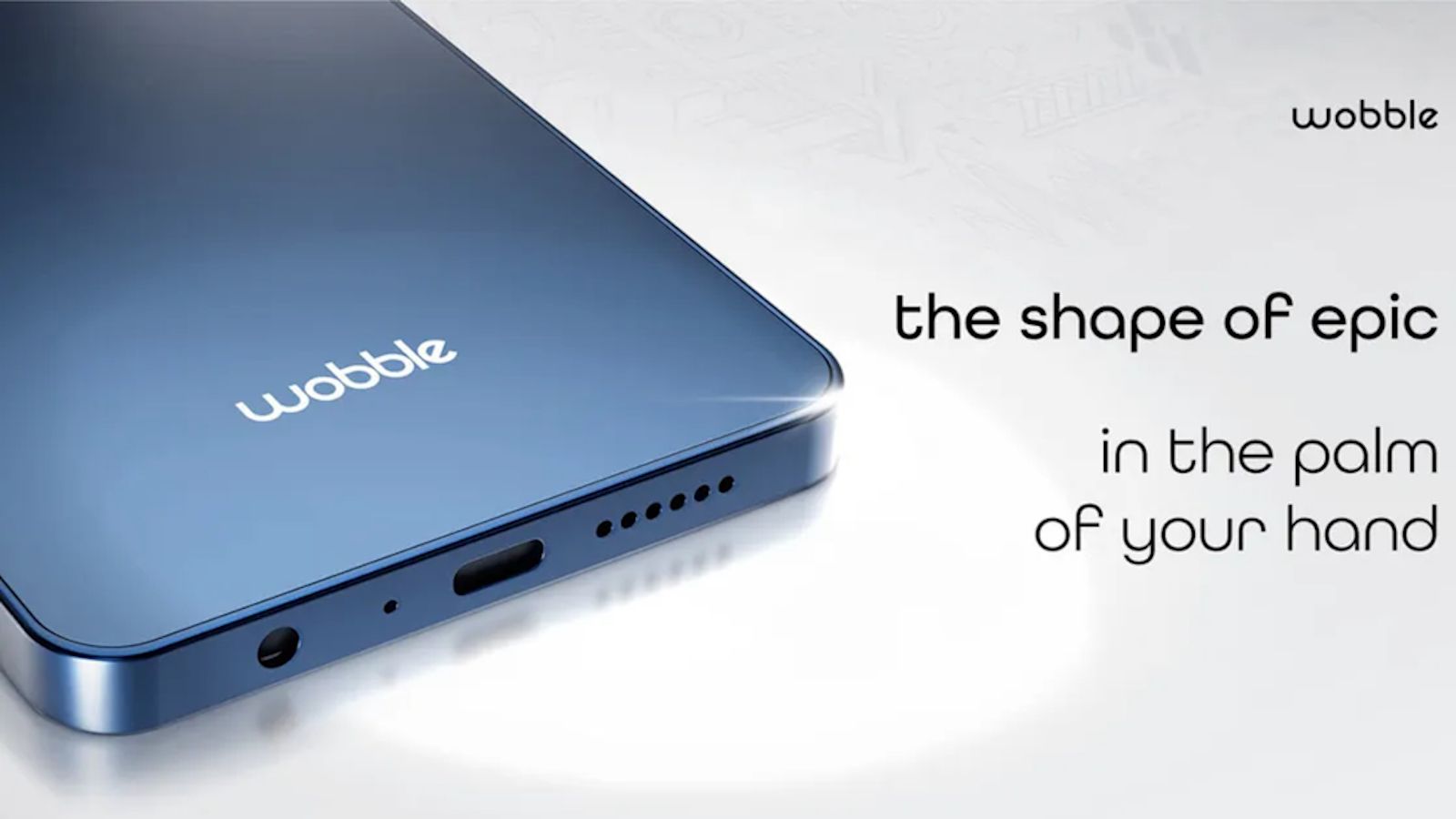 Wobble One smartphone with triple camera setup